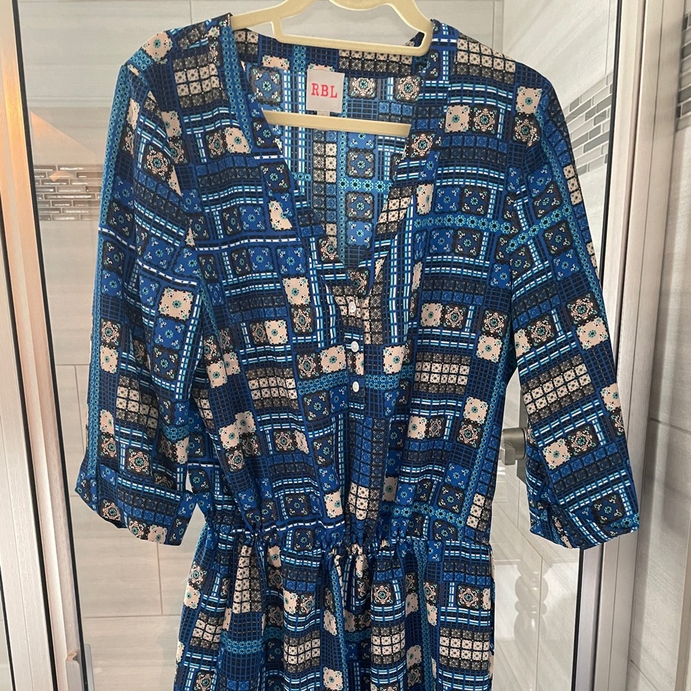 Multi patterned dress